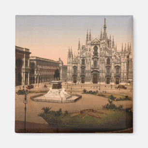 Imã Catedral de Milão e praça, Lombardy, Italia