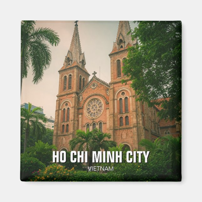 Imã Catedral de Notre Dame de Cidade de Ho Chi Minh (Frente)