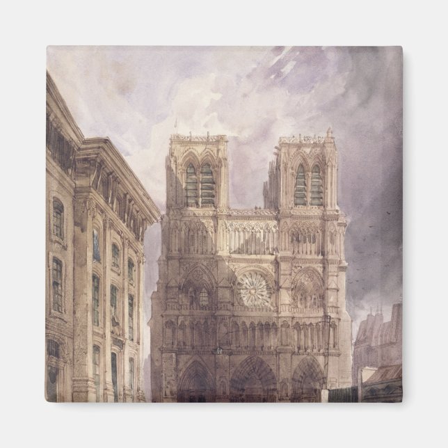 Imã Catedral de Notre Dame, Paris, 1836 (Frente)