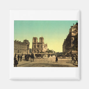 Imã Catedral de Notre Dame, Paris, França Antiga