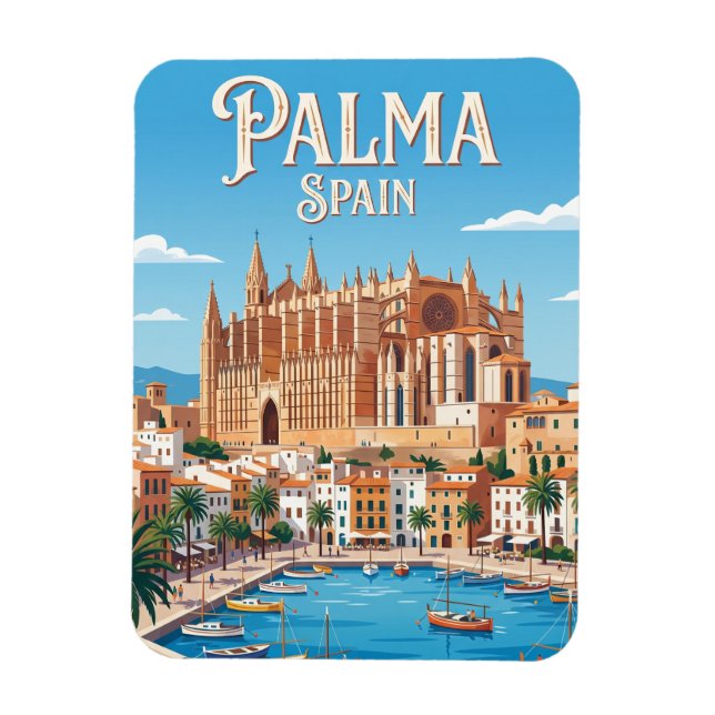 Ímã Catedral de Palma Espanha (Vertical)