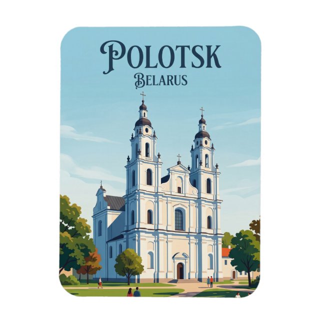 Ímã Catedral de Santa Sofia Belarus (Vertical)