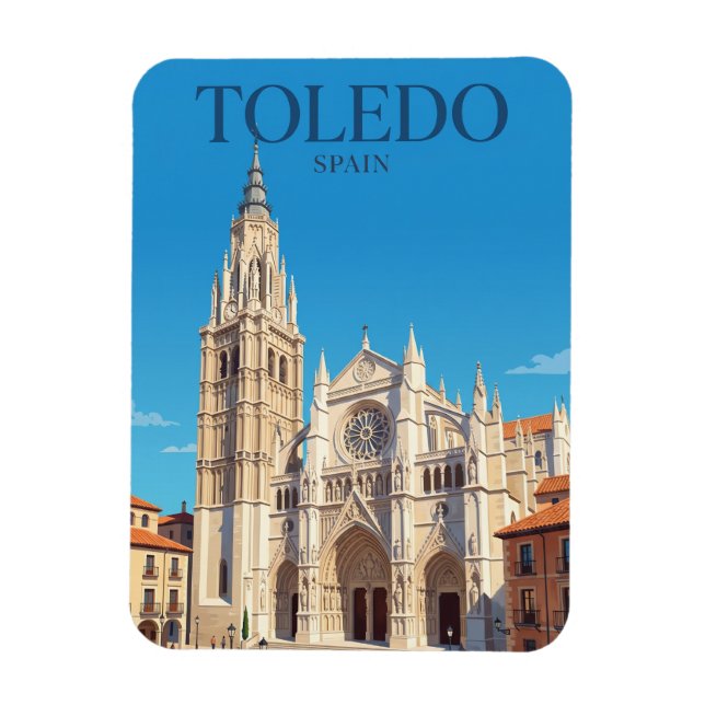 Ímã Catedral de Toledo Espanha (Vertical)