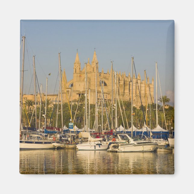 Imã Catedral e marina, Palma, Maiorca, Espanha 2 (Frente)