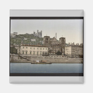 Imã Catedral e Notre Dame de Fourviere, Lyons, Fran
