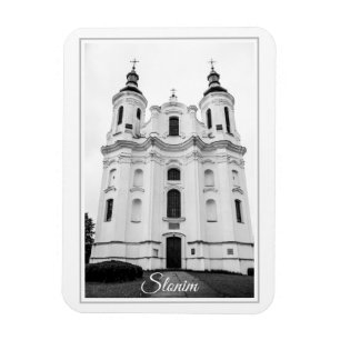 Ímã Catedral Municipal da Arquitetura da Bielorrússia 