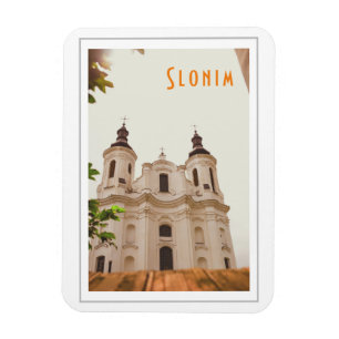 Ímã Catedral Municipal da Arquitetura da Bielorrússia