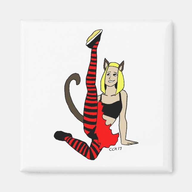 Imã catgirl  (Frente)