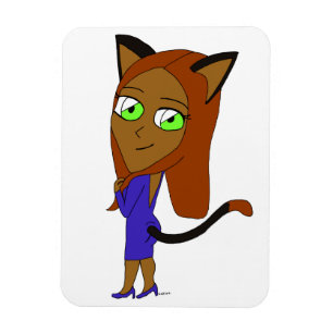 Ímã catgirl chibi