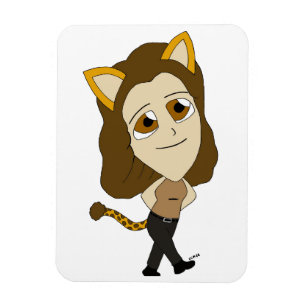 Ímã catgirl chibi