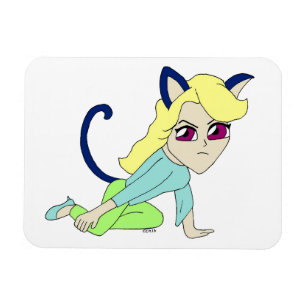 Ímã catgirl chibi