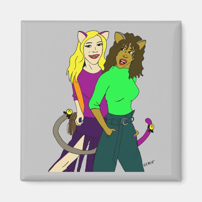 Imã catgirls   (Frente)