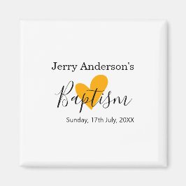 Imã Catholic baptism kids modern simple QR minimal