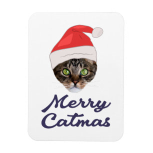 Ímã Catmas de feliz, Convite para Papai Noel de Natal