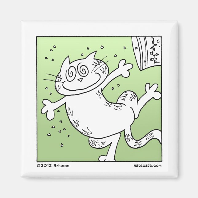 Imã Catnip Cat (Frente)