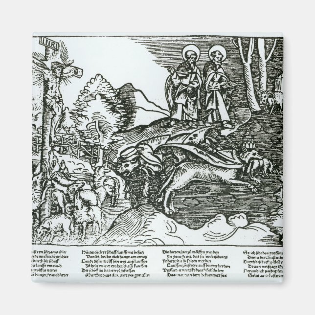 Imã Catolicismo romano e luteranismo contrastado (Frente)