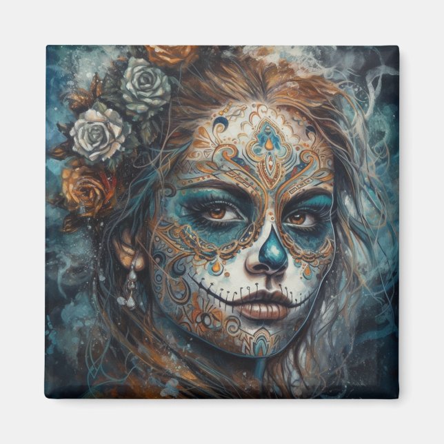 Imã Catrina Azul (Frente)