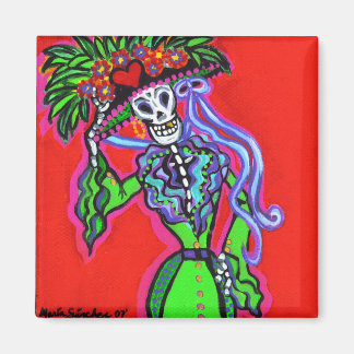 Imã Catrina Corazon Verde