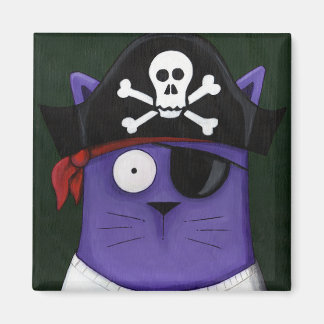 Imã Cats Funky... Boné n Cat Sparrow Magnet