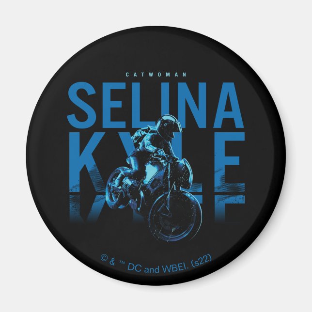 Imã CatWomen Selina Kyle Motorcycle (Frente)