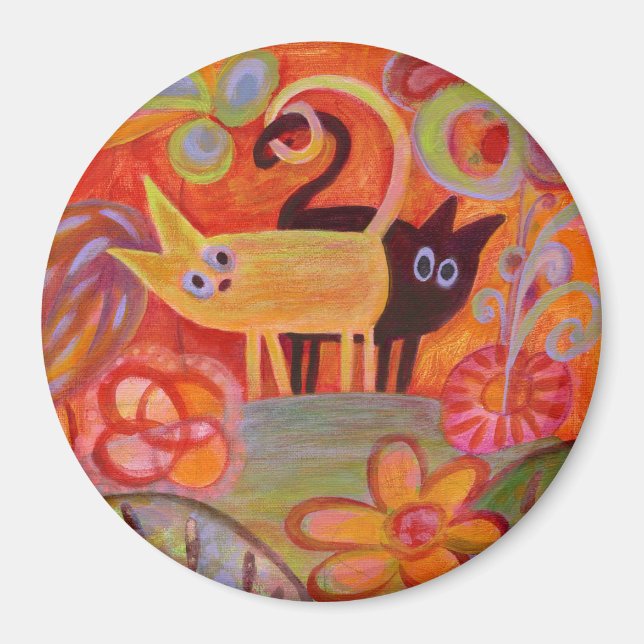 Imã Caudas e Gatos (Frente)