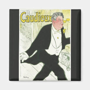 Imã Caudieux por Toulouse Lautrec, Arte Novo Antigo