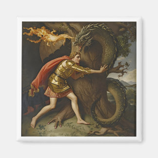 Imã Cavaleiro de Armadura Dourada vs. O Dragão