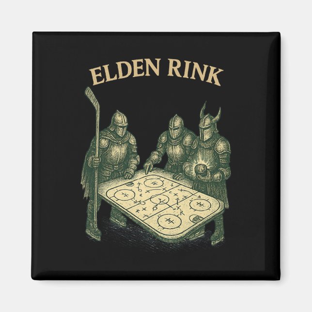Imã Cavaleiro Engraçado do Elden Rink Paródia de Rpg d (Frente)