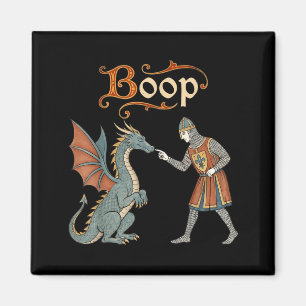 Imã Cavaleiro Medieval Dragão Engraçado Homens Sodasy 