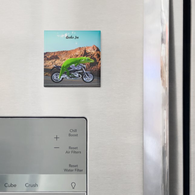 Imã Cavaleiro Personalizado da Gecko na Autoestrada do (In Situ (Fridge))