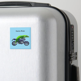Imã Cavaleiro Verde da Gecko em Moto