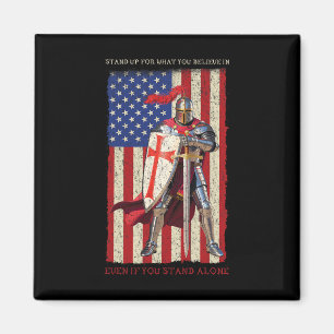 Imã Cavaleiros Templários Cruzado Medieval Bandeira Am