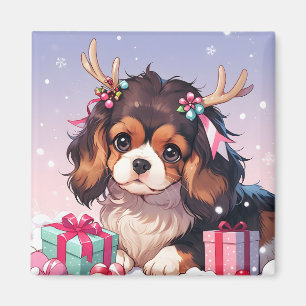 Imã Cavalier King Charles Pastel presentes de Natal