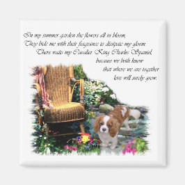 Imã Cavalier King Charles Spaniel Art
