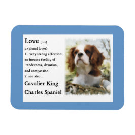 Ímã Cavalier King Charles Spaniel Art Love Is