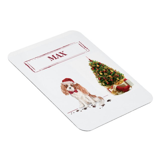 Ímã Cavalier King Charles Spaniel Cachorro Natal Diver (Lado Direito)