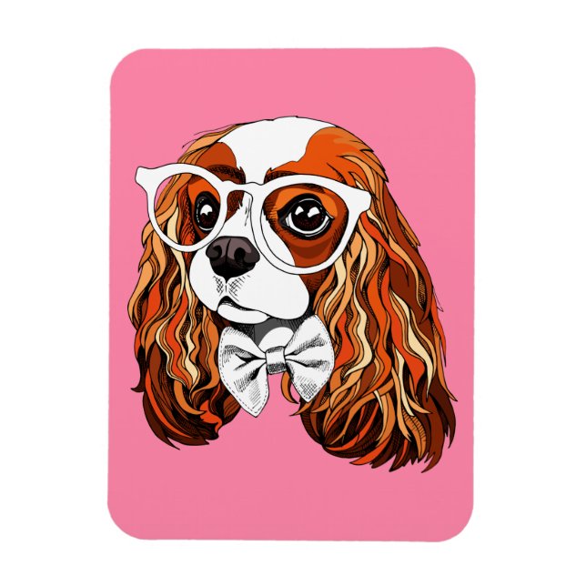Ímã Cavalier King Charles Spaniel Portrait (Vertical)