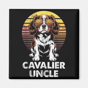 Imã Cavalier King Charles Spaniel Tio Cachorro Vintage