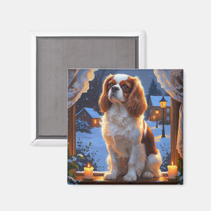 Imã Cavalier King com Férias de Natal