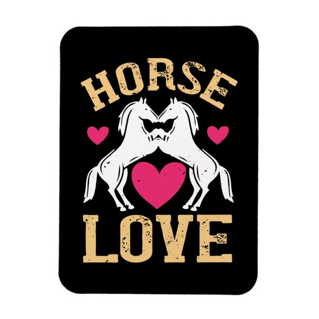 Ímã Cavalo - Amor a Cavalo (Vertical)