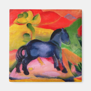 Imã Cavalo azul pequeno, 1912