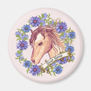 Imã Cavalo Blue Daisy 