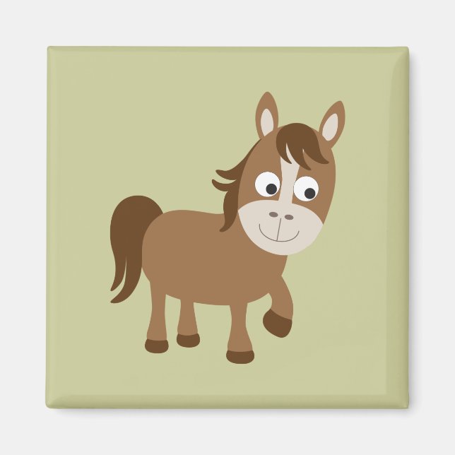 Imã Cavalo Castanho (Frente)