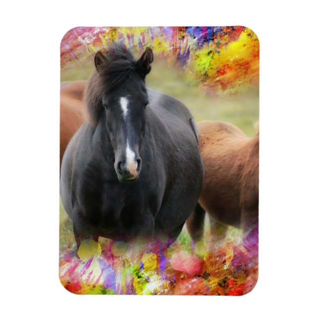 Ímã Cavalo Colorido (Vertical)