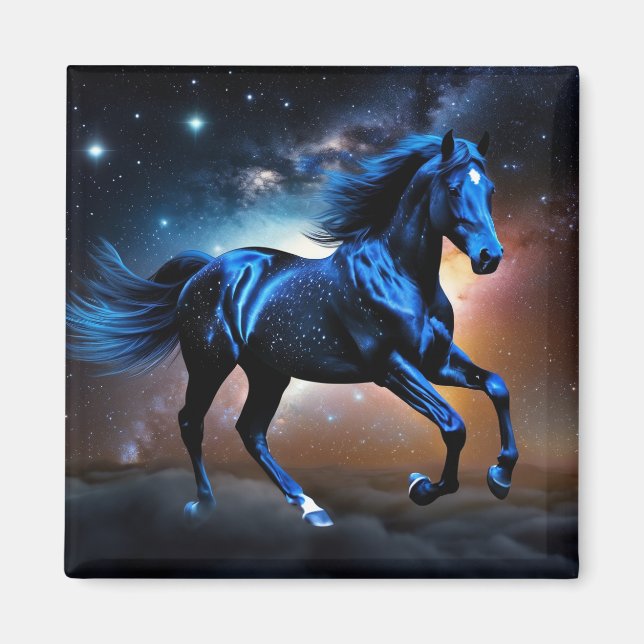 Imã Cavalo da Nuvem Estrelada (Frente)