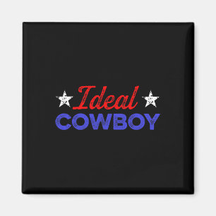 Imã Cavalo de Cowboy Mostra Cavalo Cavalo Andando Cava