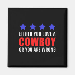 Imã Cavalo de Cowboy Mostra Cavalo Cavalo Andando Cava