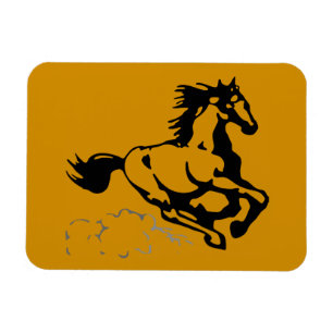 Ímã Cavalo de galope selvagem e livre
