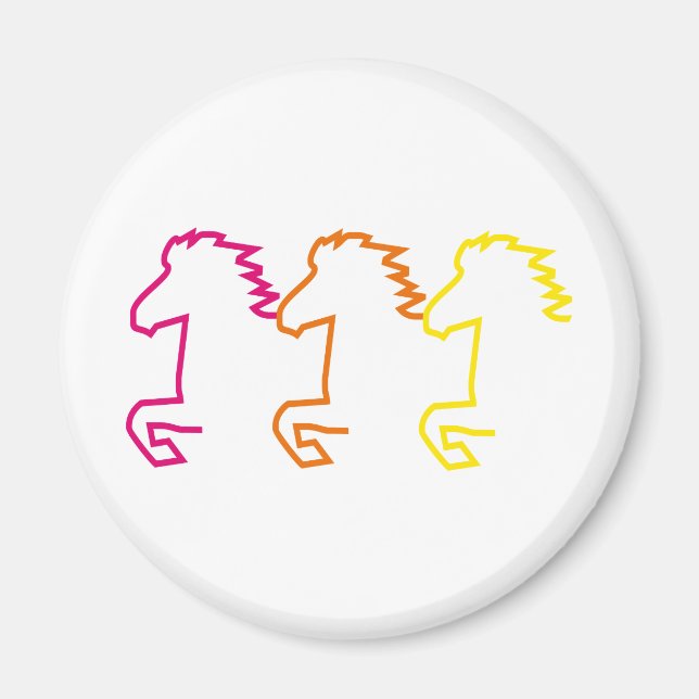 Imã Cavalo de islândia (Frente)