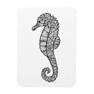 Ímã Cavalo de mar inspirado